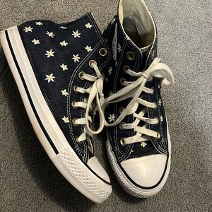 Daisy embroiled high top converse
